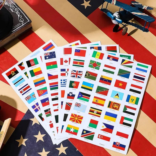 Flag Sticker Set - 192 Countries
