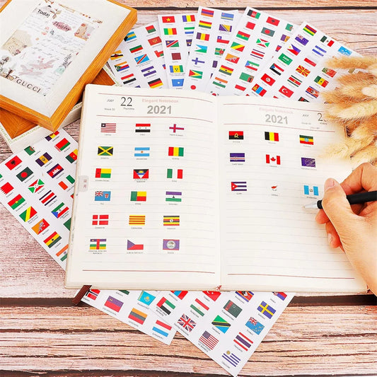 Flag Sticker Set - 192 Countries